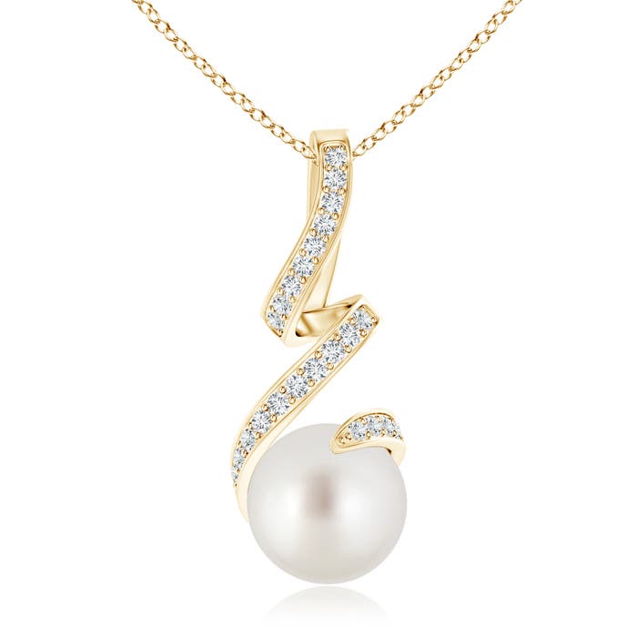 AAA - South Sea Cultured Pearl / 7.45 CT / 14 KT Yellow Gold