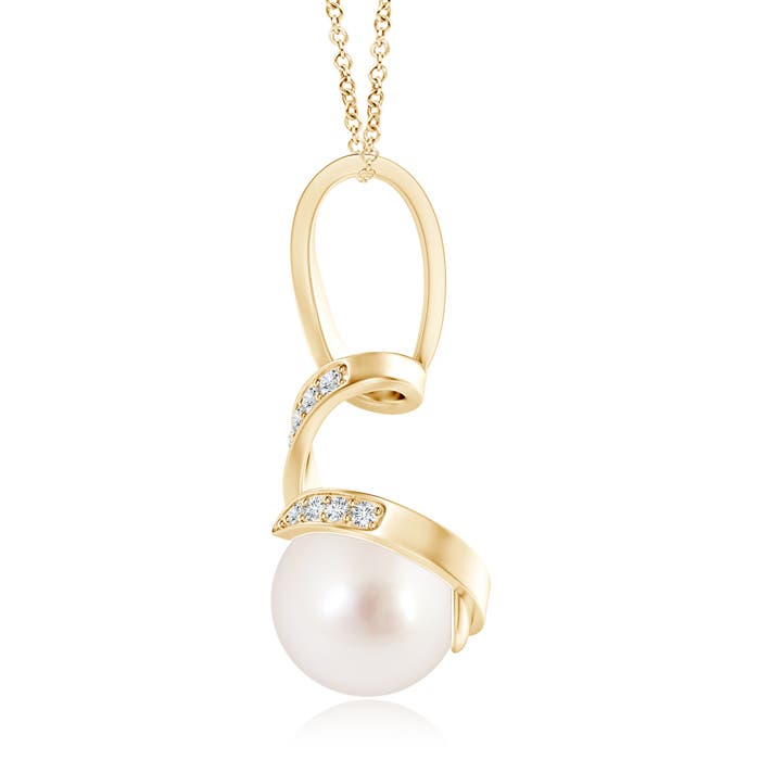 AAAA - South Sea Cultured Pearl / 7.45 CT / 14 KT Yellow Gold