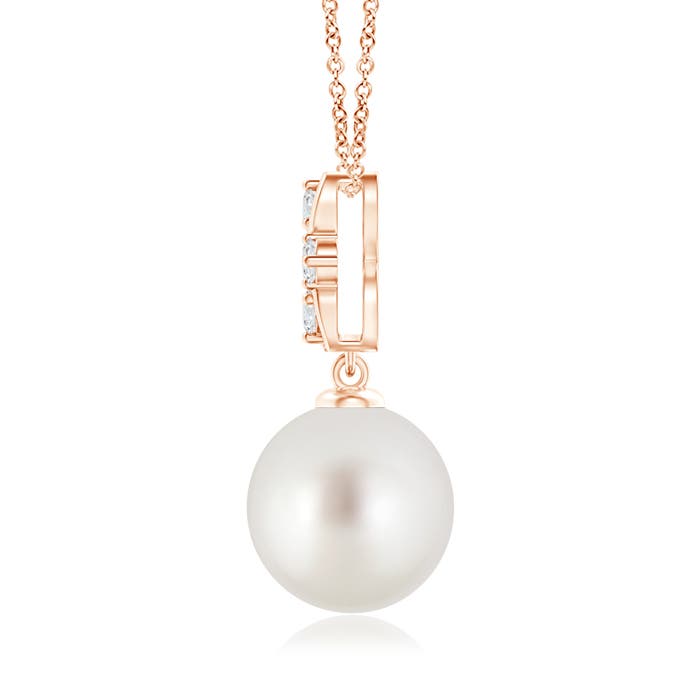 AAA - South Sea Cultured Pearl / 7.38 CT / 14 KT Rose Gold