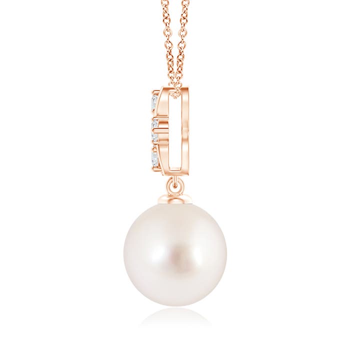 AAAA - South Sea Cultured Pearl / 7.38 CT / 14 KT Rose Gold