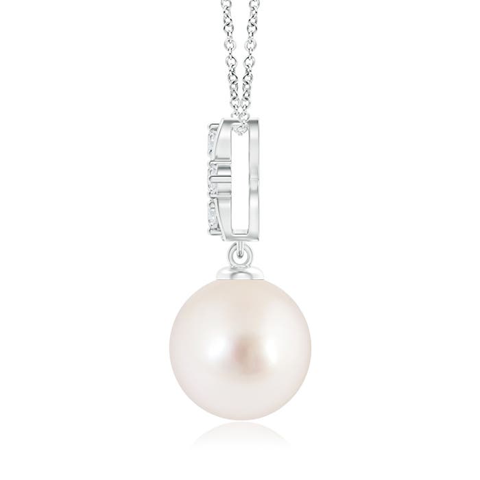 AAAA - South Sea Cultured Pearl / 7.38 CT / 14 KT White Gold