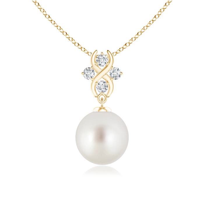 AAA - South Sea Cultured Pearl / 5.39 CT / 14 KT Yellow Gold