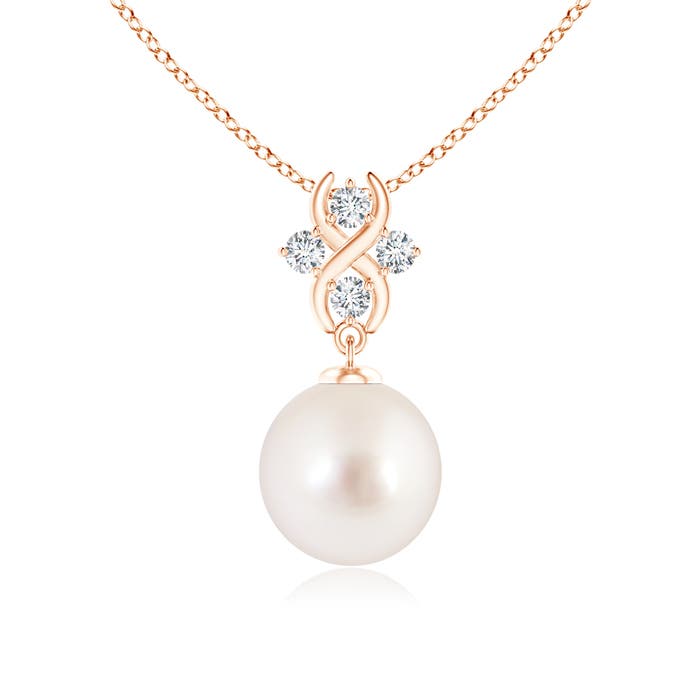 AAAA - South Sea Cultured Pearl / 5.39 CT / 14 KT Rose Gold