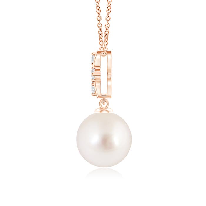 AAAA - South Sea Cultured Pearl / 5.39 CT / 14 KT Rose Gold