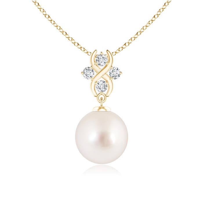 AAAA - South Sea Cultured Pearl / 5.39 CT / 14 KT Yellow Gold