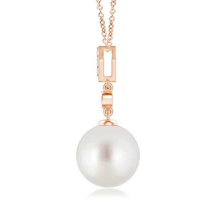 AAA - South Sea Cultured Pearl / 7.29 CT / 14 KT Rose Gold