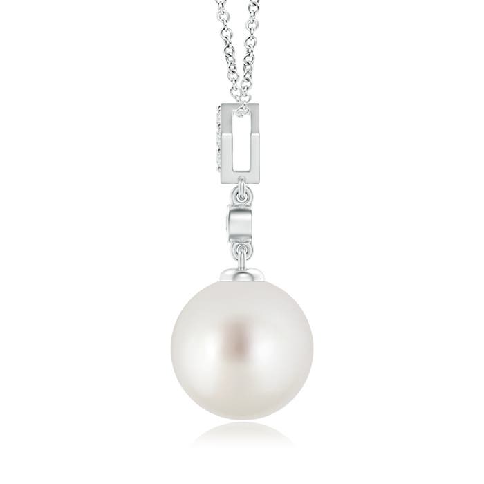 AAA - South Sea Cultured Pearl / 7.29 CT / 14 KT White Gold