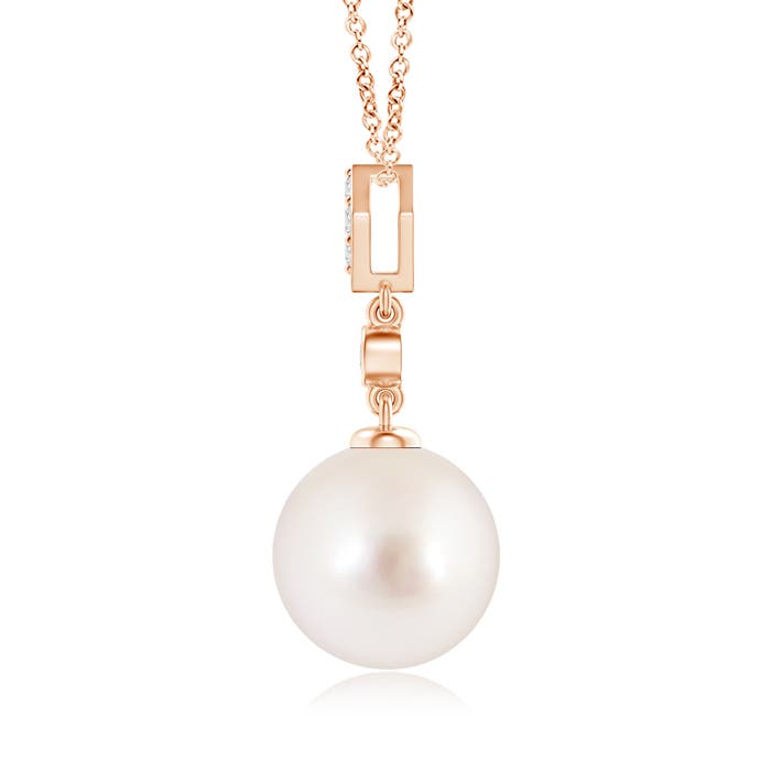 AAAA - South Sea Cultured Pearl / 7.29 CT / 14 KT Rose Gold