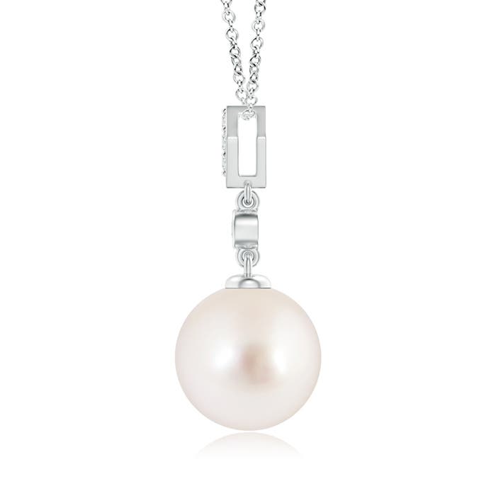 AAAA - South Sea Cultured Pearl / 7.29 CT / 14 KT White Gold