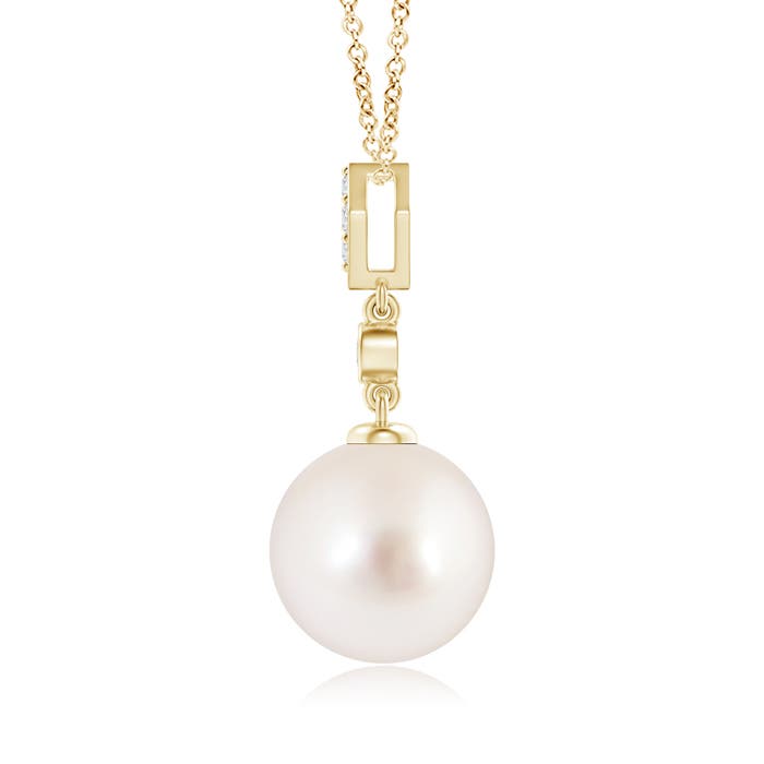 AAAA - South Sea Cultured Pearl / 7.29 CT / 14 KT Yellow Gold