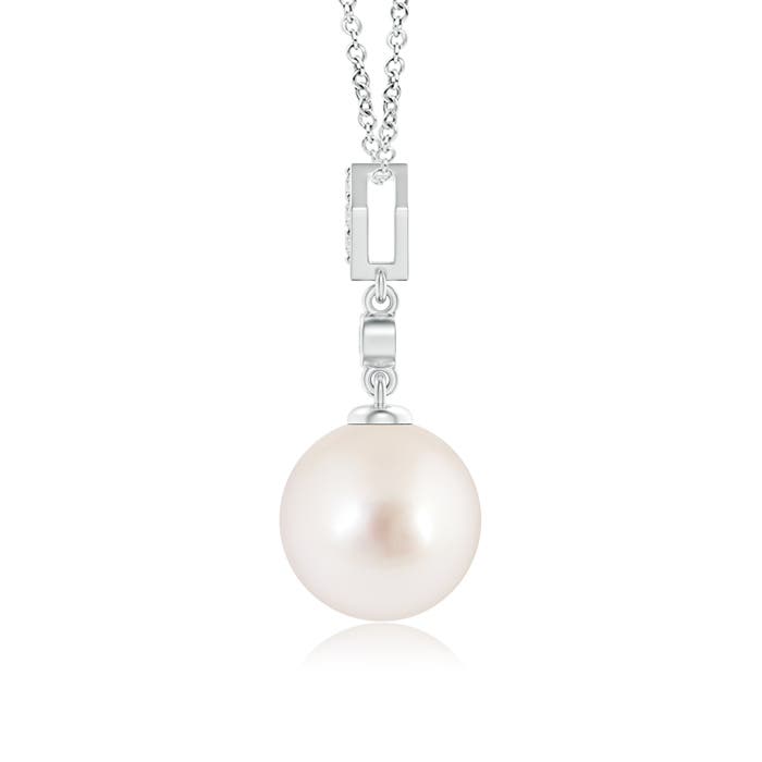 AAAA - South Sea Cultured Pearl / 5.33 CT / 14 KT White Gold