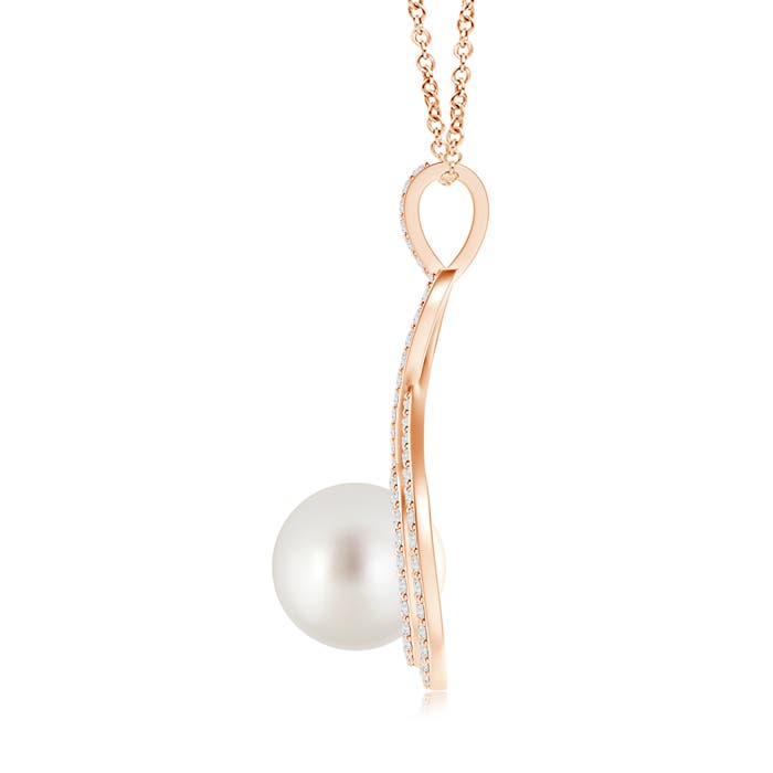 AAA - South Sea Cultured Pearl / 7.79 CT / 14 KT Rose Gold