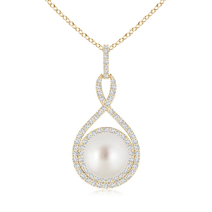 AAA - South Sea Cultured Pearl / 7.79 CT / 14 KT Yellow Gold