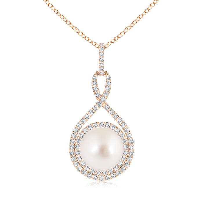 AAAA - South Sea Cultured Pearl / 7.79 CT / 14 KT Rose Gold