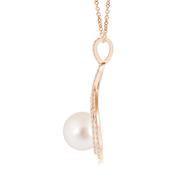 AAAA - South Sea Cultured Pearl / 7.79 CT / 14 KT Rose Gold