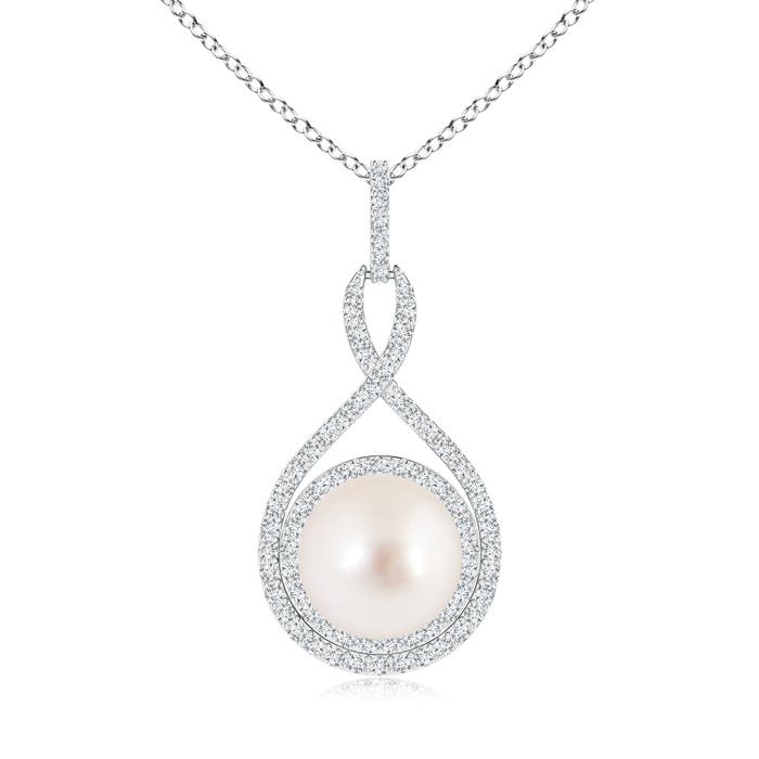 AAAA - South Sea Cultured Pearl / 7.79 CT / 14 KT White Gold