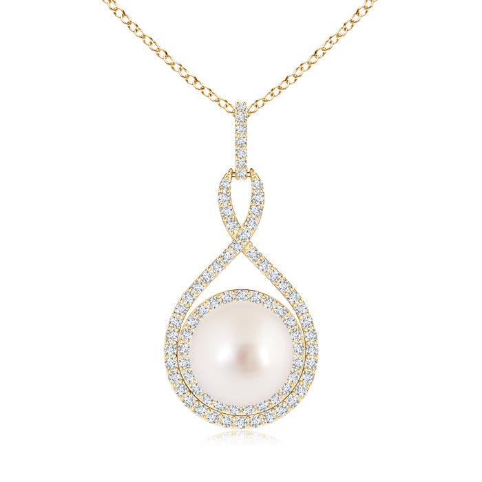 AAAA - South Sea Cultured Pearl / 7.79 CT / 14 KT Yellow Gold