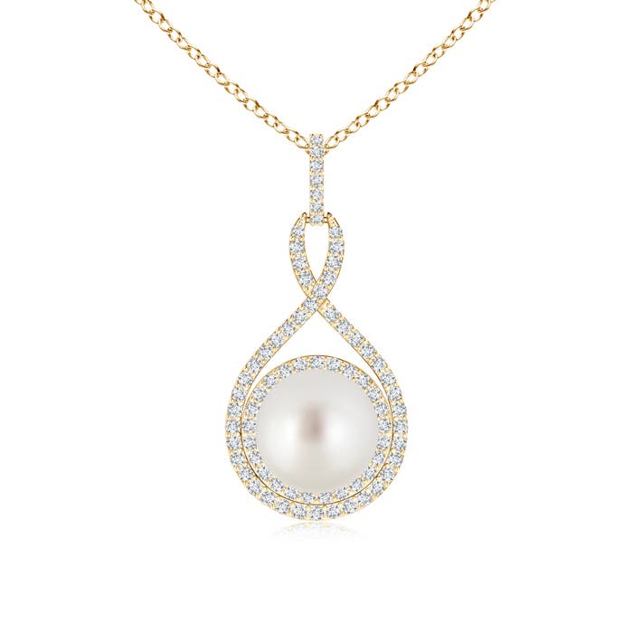 AAA - South Sea Cultured Pearl / 5.69 CT / 14 KT Yellow Gold