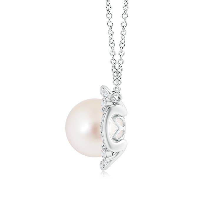 AAAA - South Sea Cultured Pearl / 5.51 CT / 14 KT White Gold