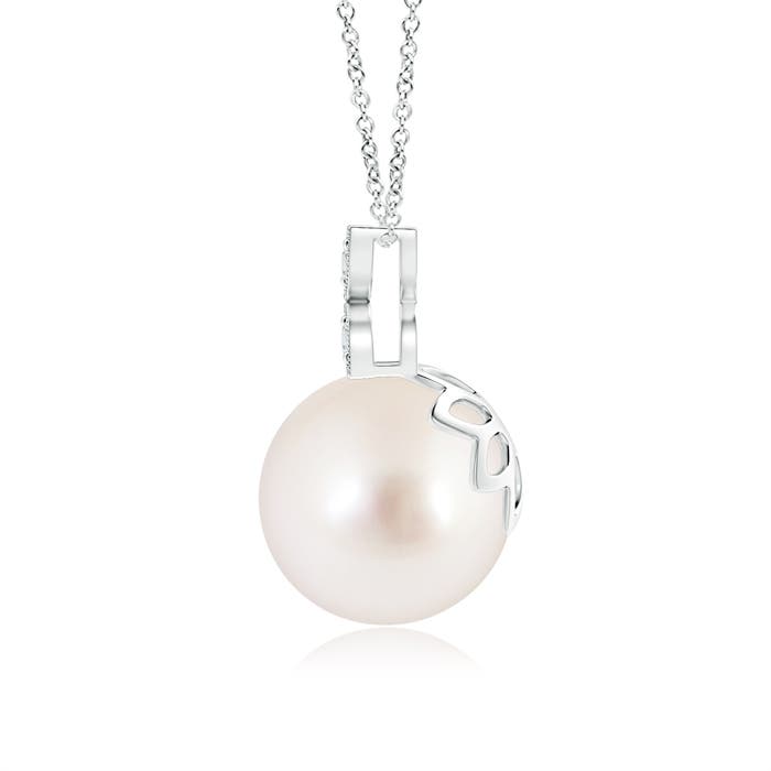 AAAA - South Sea Cultured Pearl / 5.32 CT / 14 KT White Gold