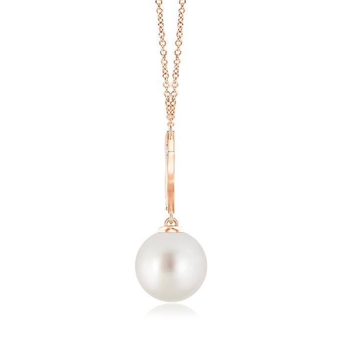 AAA - South Sea Cultured Pearl / 7.34 CT / 14 KT Rose Gold