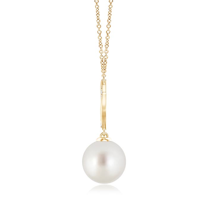 AAA - South Sea Cultured Pearl / 7.34 CT / 14 KT Yellow Gold