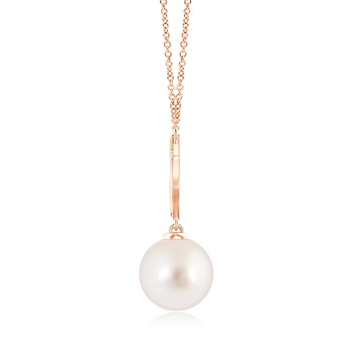 AAAA - South Sea Cultured Pearl / 7.34 CT / 14 KT Rose Gold