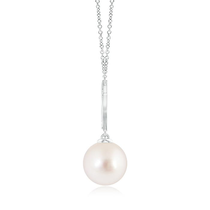 AAAA - South Sea Cultured Pearl / 7.34 CT / 14 KT White Gold