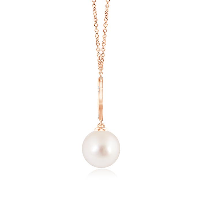 AAAA - South Sea Cultured Pearl / 5.35 CT / 14 KT Rose Gold