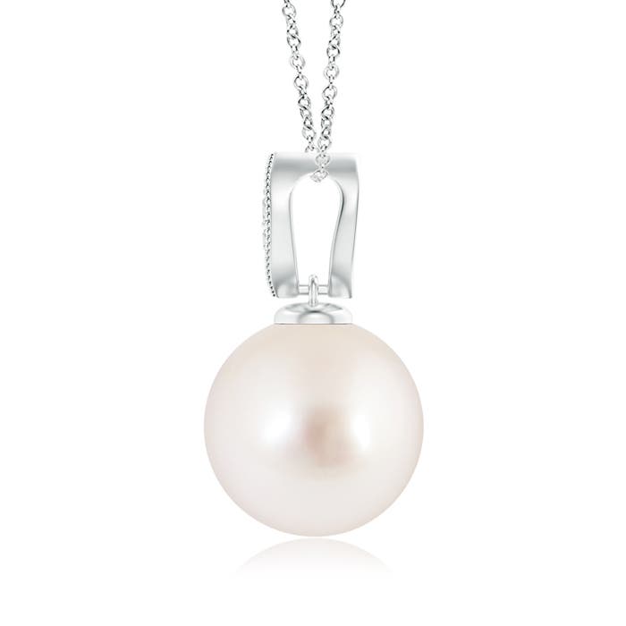 AAAA - South Sea Cultured Pearl / 7.26 CT / 14 KT White Gold