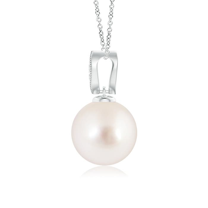 AAAA - South Sea Cultured Pearl / 5.3 CT / 14 KT White Gold