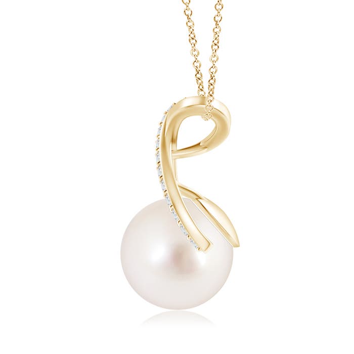 AAAA - South Sea Cultured Pearl / 7.32 CT / 14 KT Yellow Gold