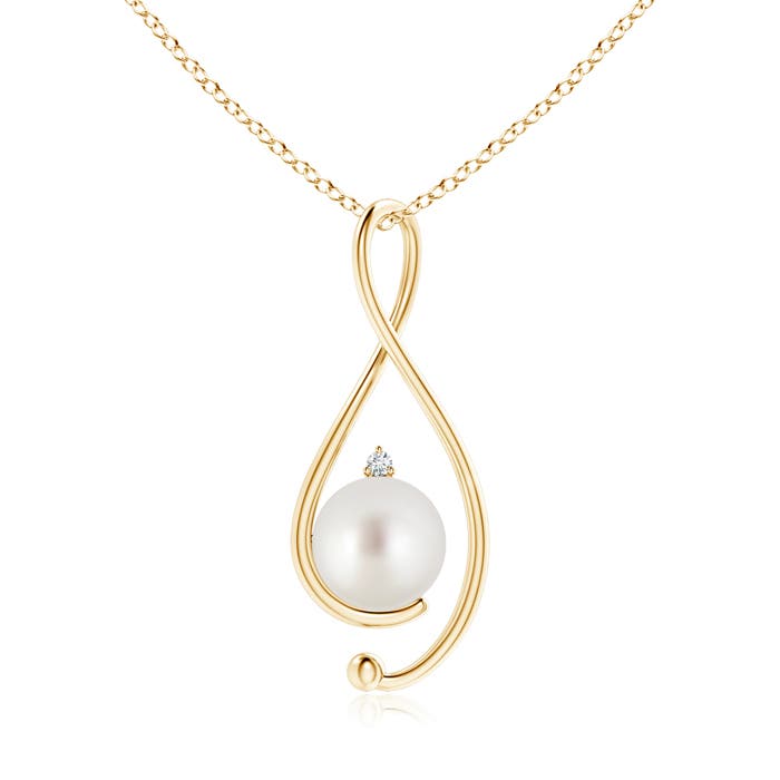 AAA - South Sea Cultured Pearl / 7.23 CT / 14 KT Yellow Gold