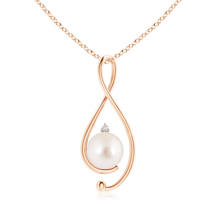 AAAA - South Sea Cultured Pearl / 7.23 CT / 14 KT Rose Gold