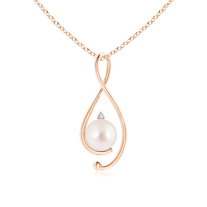 AAAA - South Sea Cultured Pearl / 5.27 CT / 14 KT Rose Gold