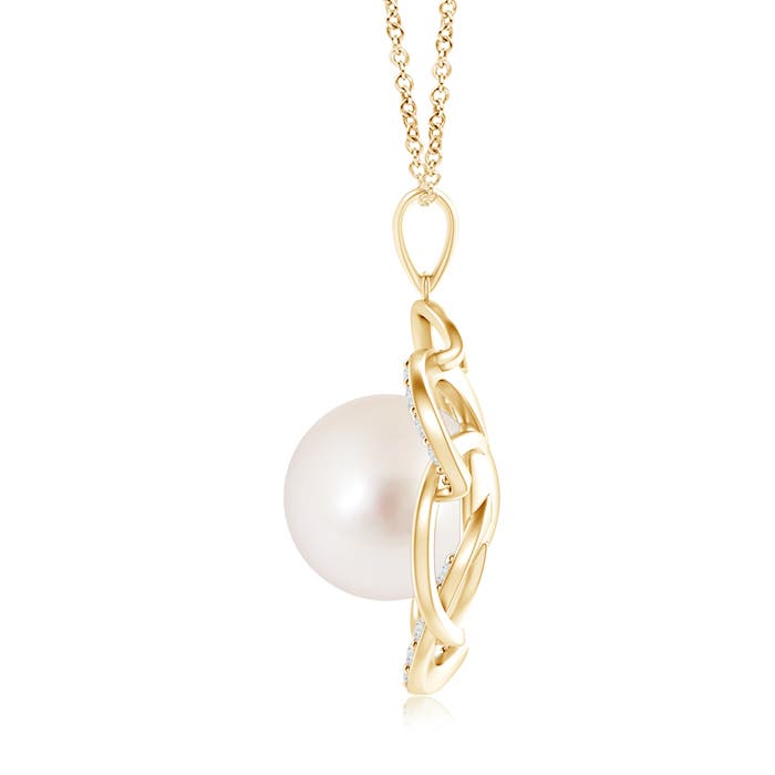 AAAA - South Sea Cultured Pearl / 7.44 CT / 14 KT Yellow Gold