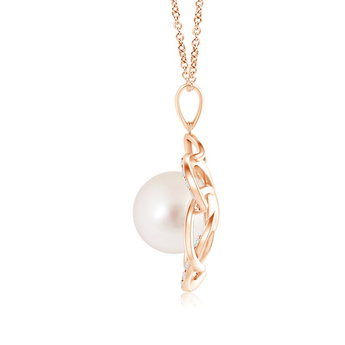 AAAA - South Sea Cultured Pearl / 5.44 CT / 14 KT Rose Gold