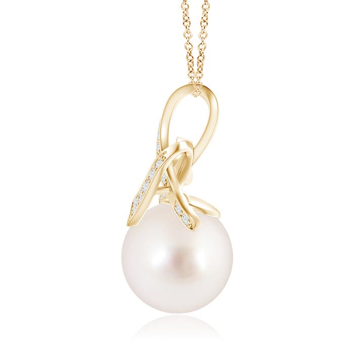 AAAA - South Sea Cultured Pearl / 7.36 CT / 14 KT Yellow Gold