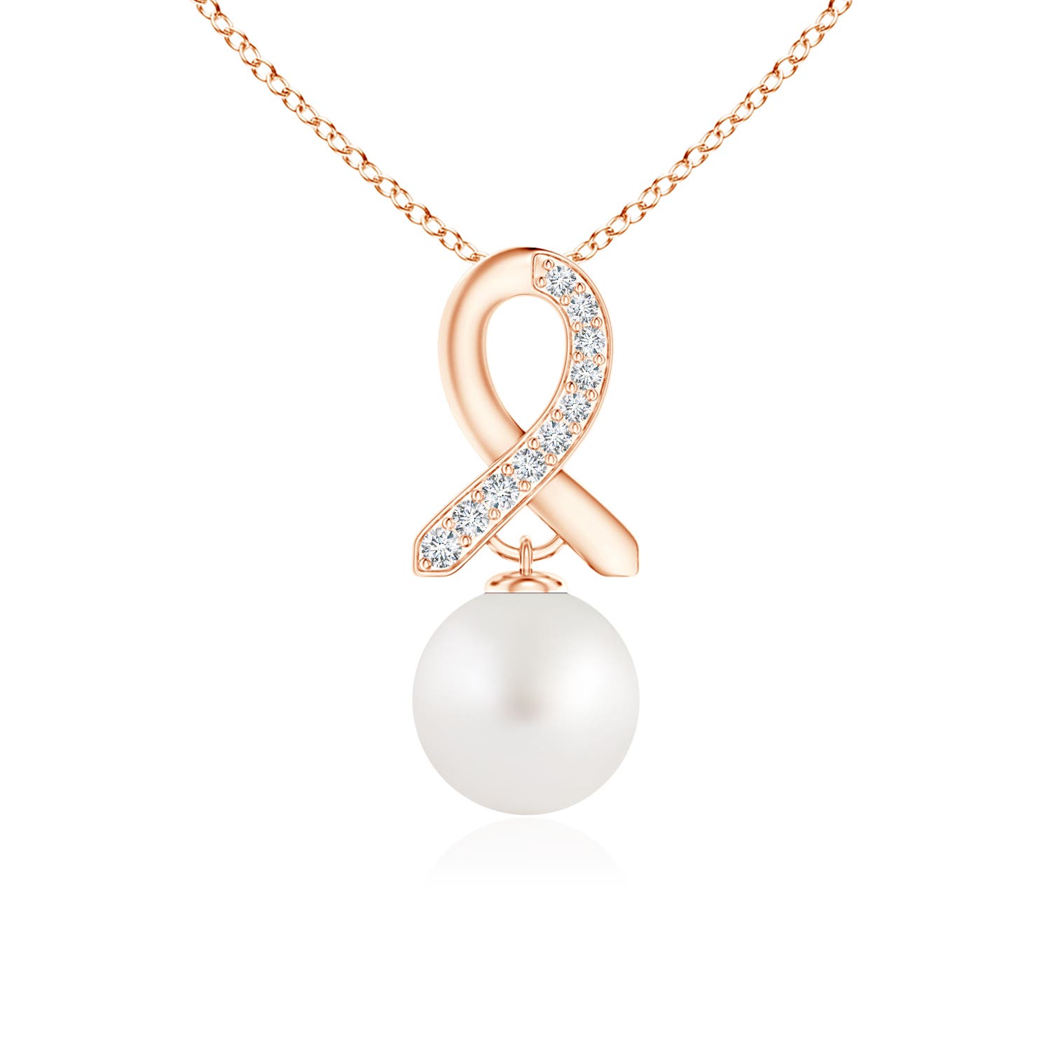 AA - South Sea Cultured Pearl / 7.28 CT / 14 KT Rose Gold