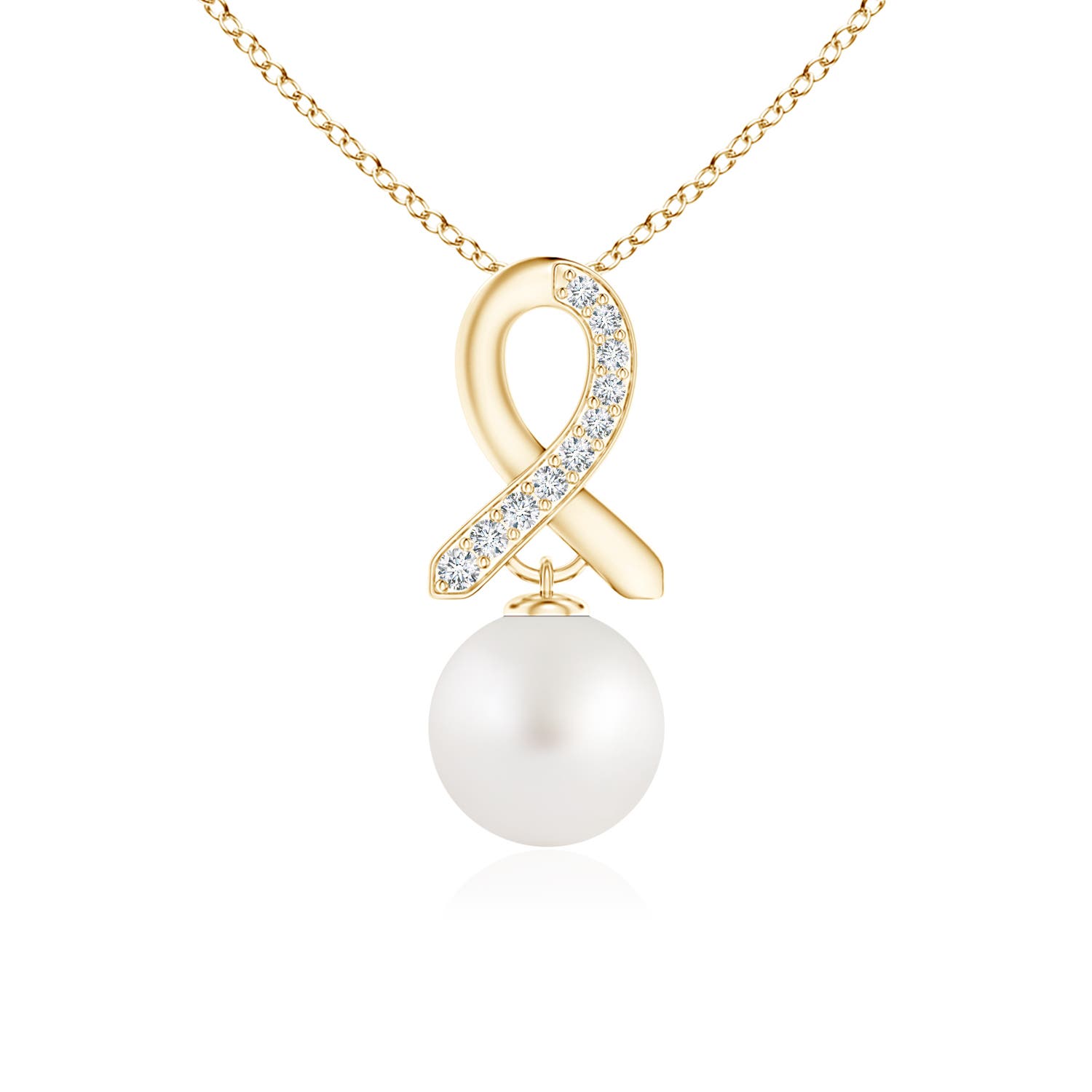 AA - South Sea Cultured Pearl / 7.28 CT / 14 KT Yellow Gold