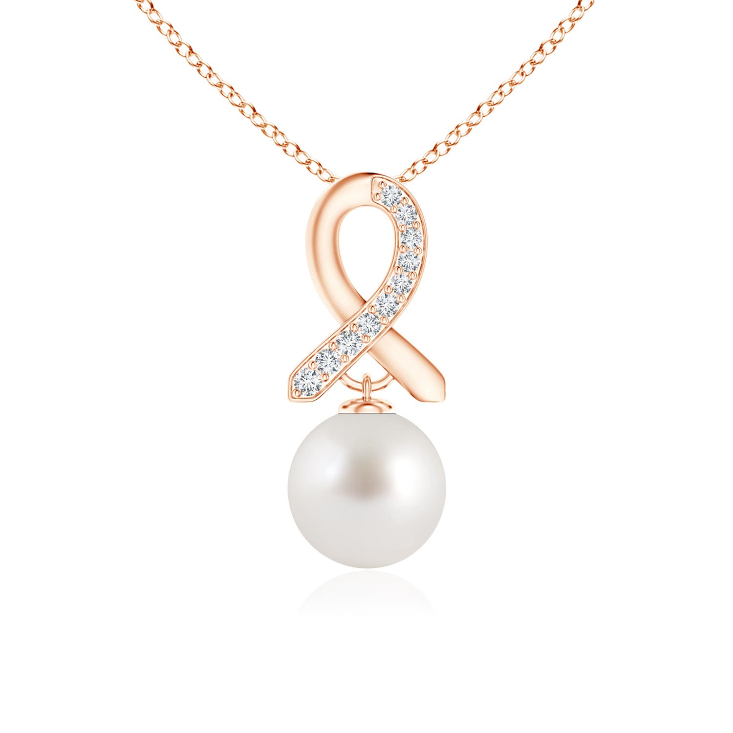 AAA - South Sea Cultured Pearl / 7.28 CT / 14 KT Rose Gold