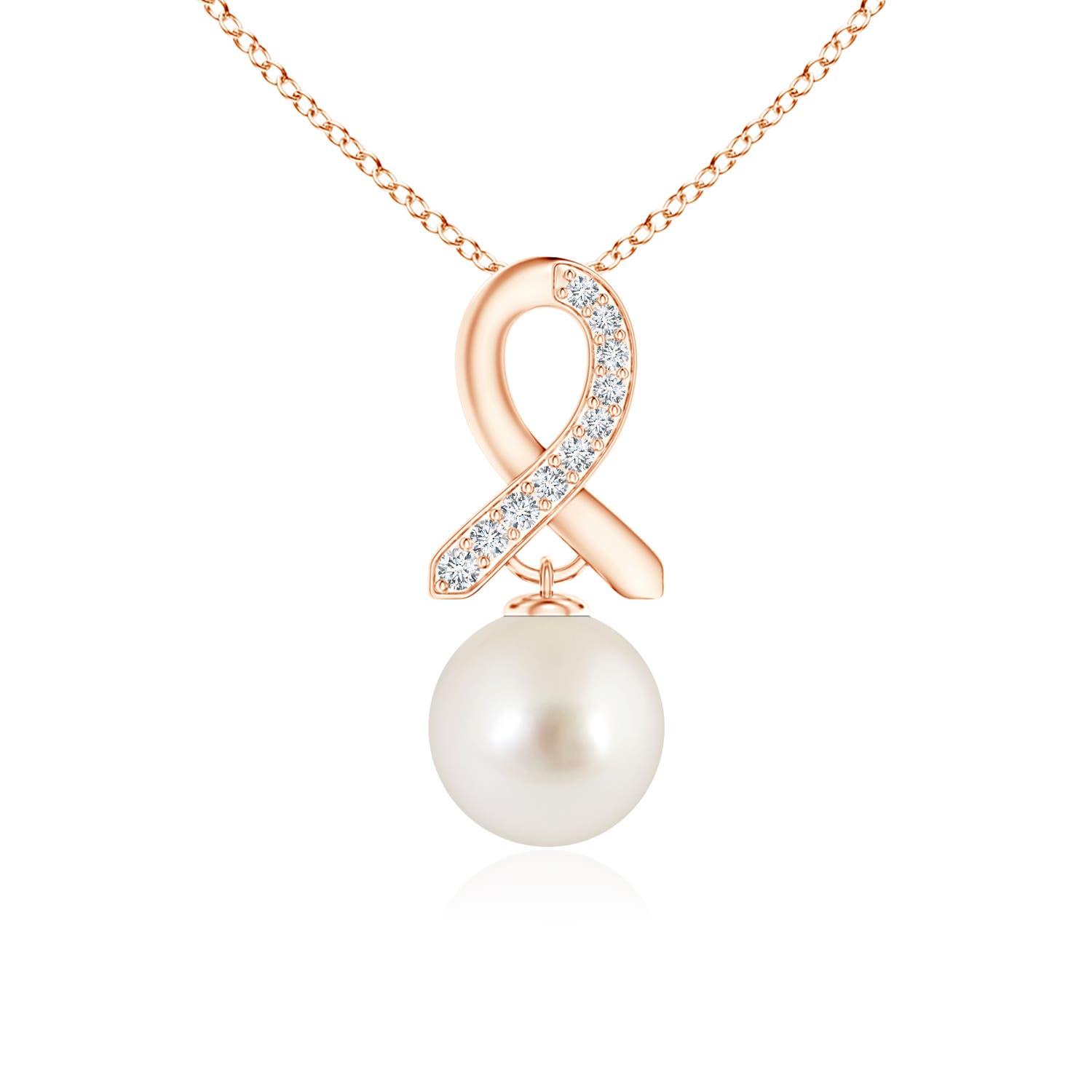 AAAA - South Sea Cultured Pearl / 7.28 CT / 14 KT Rose Gold