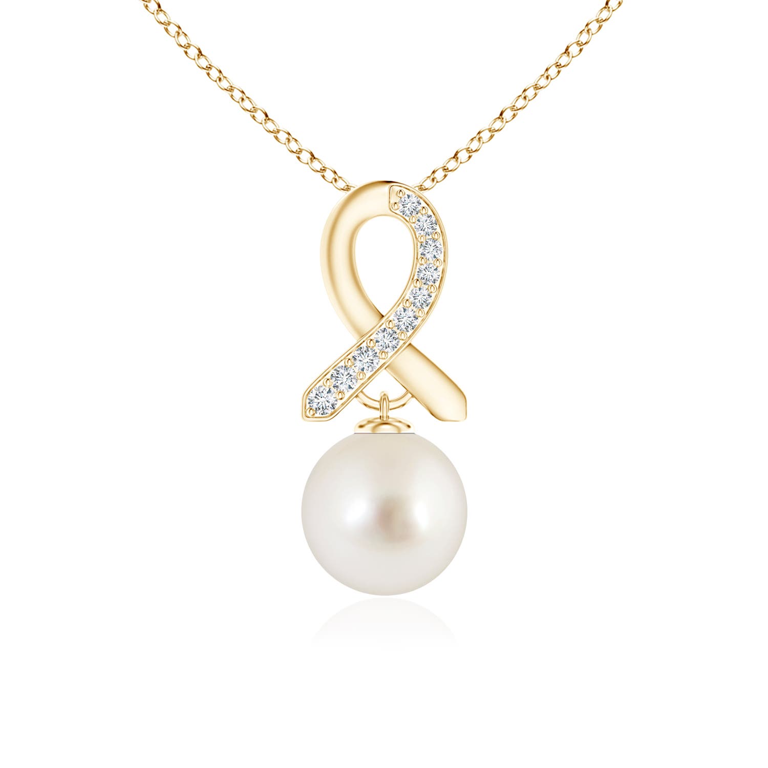 AAAA - South Sea Cultured Pearl / 7.28 CT / 14 KT Yellow Gold