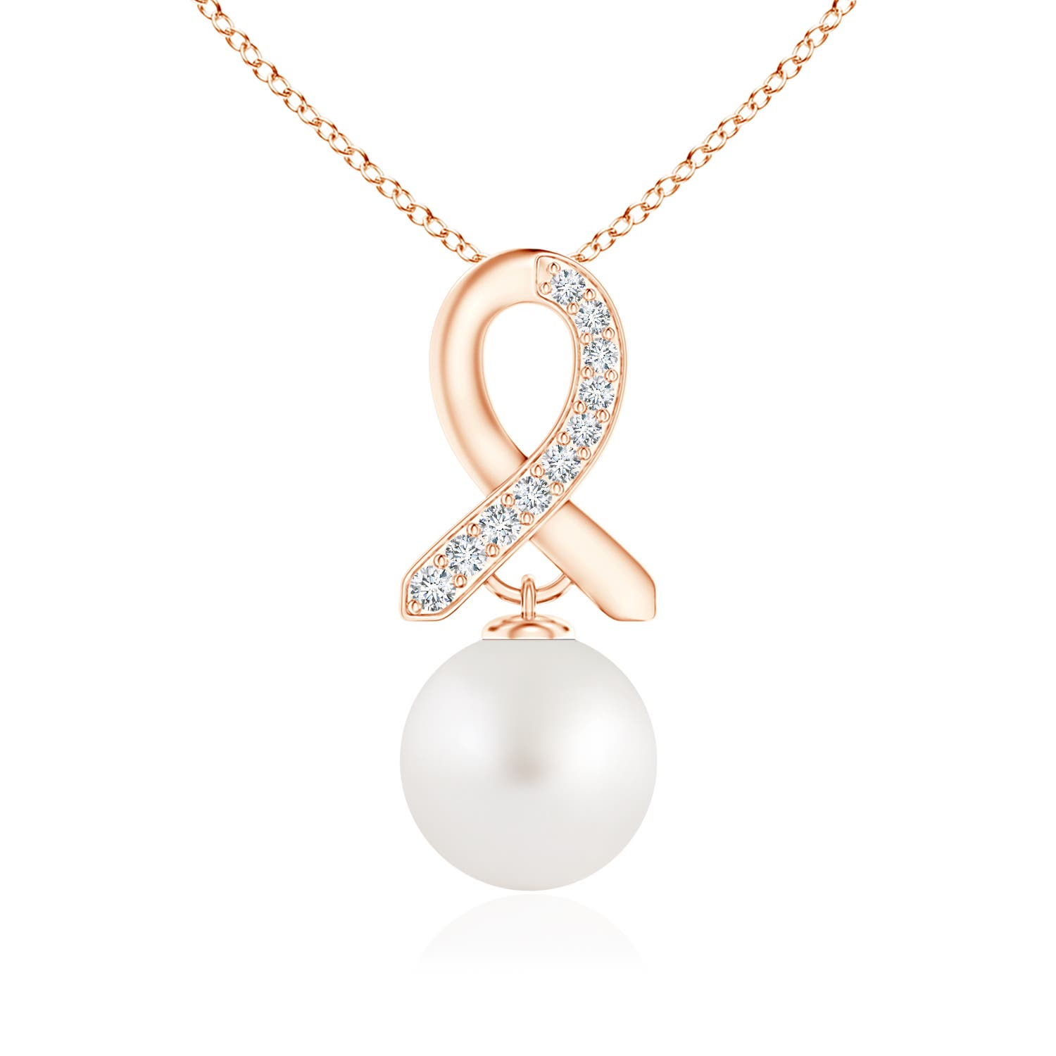 AA - South Sea Cultured Pearl / 9.7 CT / 14 KT Rose Gold