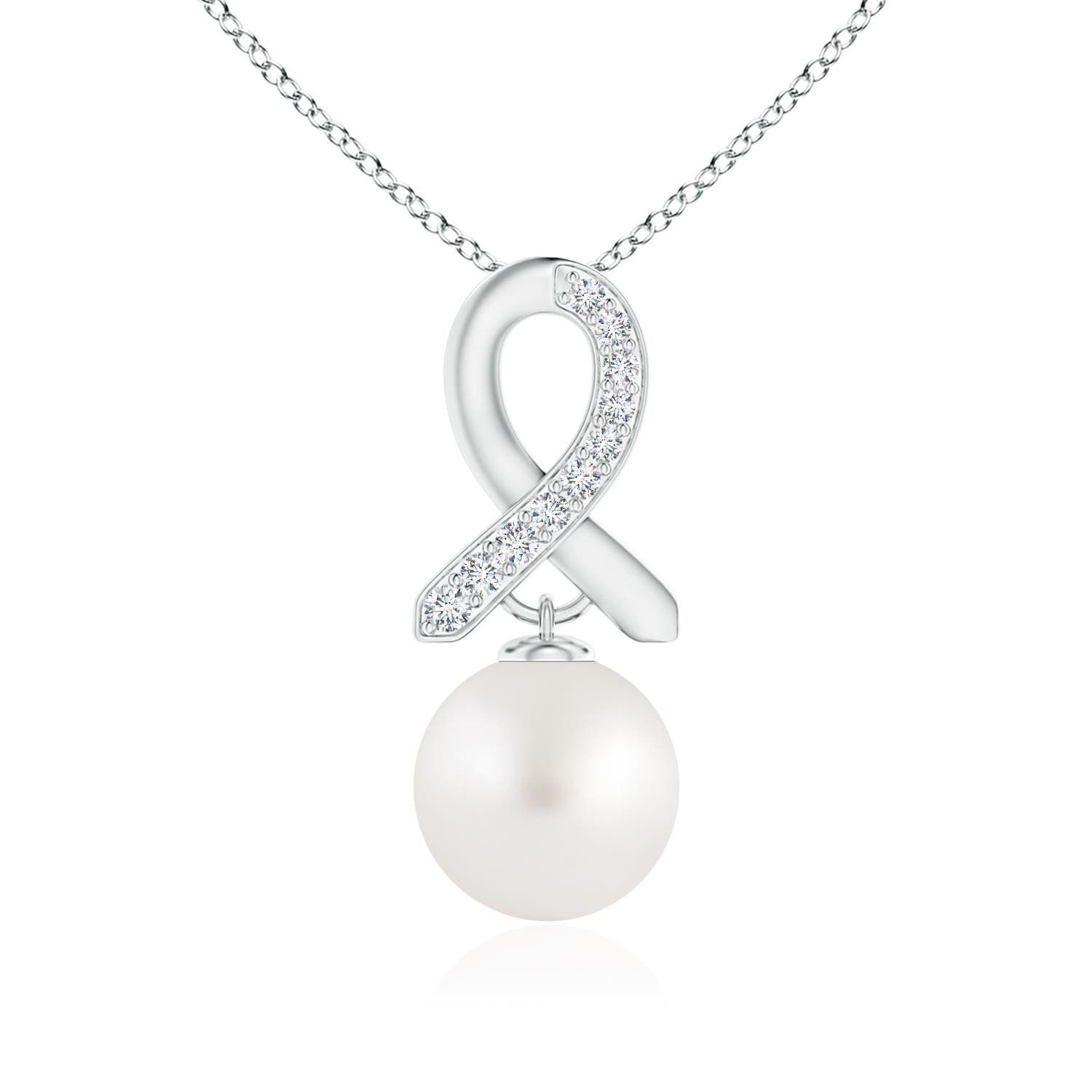 AA - South Sea Cultured Pearl / 9.7 CT / 14 KT White Gold