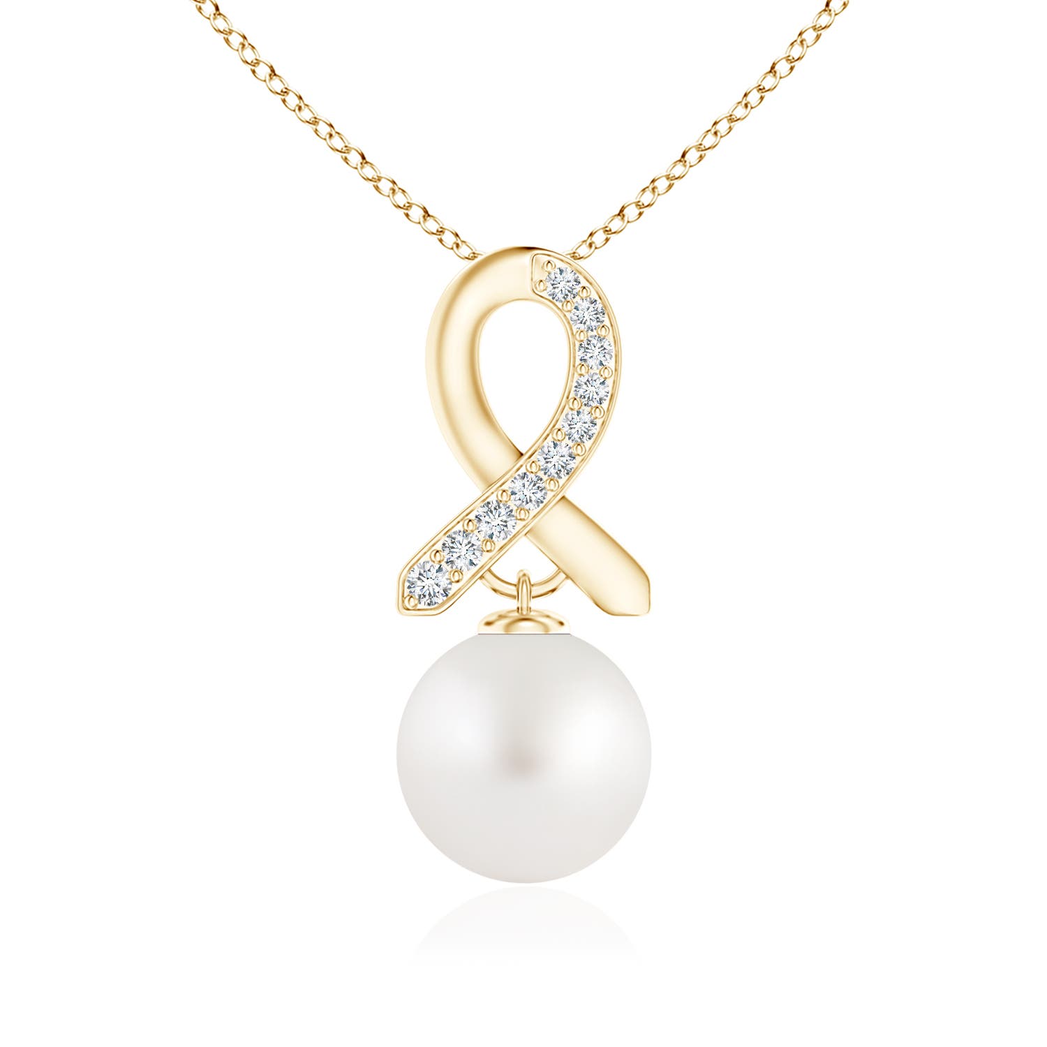 AA - South Sea Cultured Pearl / 9.7 CT / 14 KT Yellow Gold