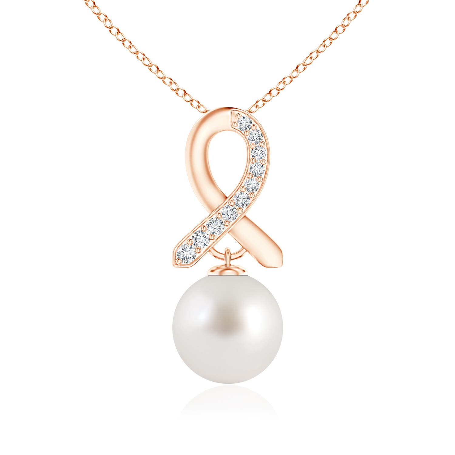 AAA - South Sea Cultured Pearl / 9.7 CT / 14 KT Rose Gold