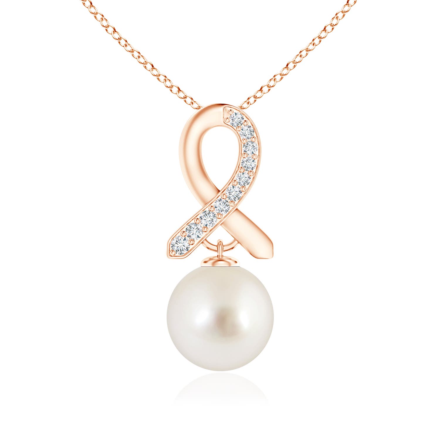 AAAA - South Sea Cultured Pearl / 9.7 CT / 14 KT Rose Gold