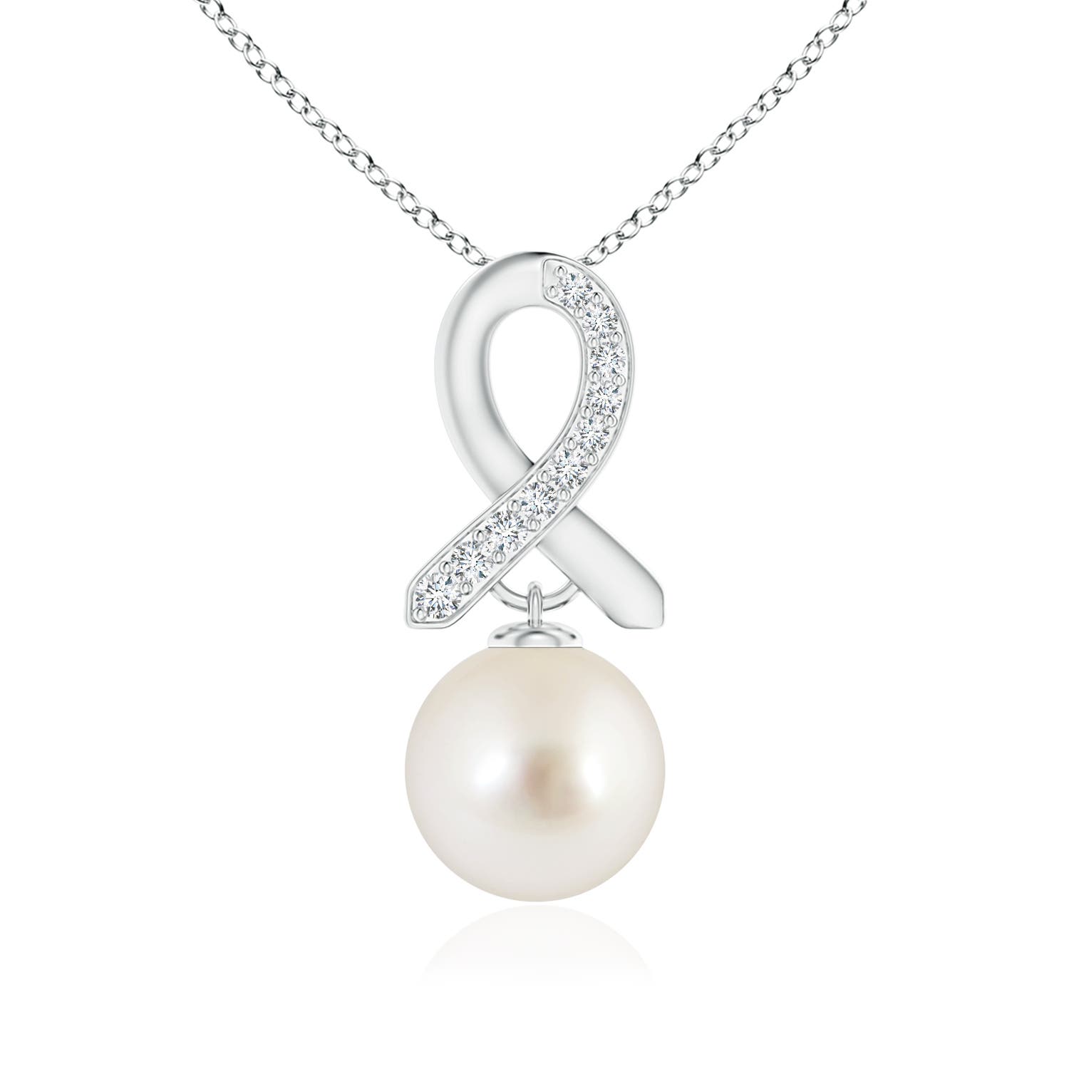 AAAA - South Sea Cultured Pearl / 9.7 CT / 14 KT White Gold