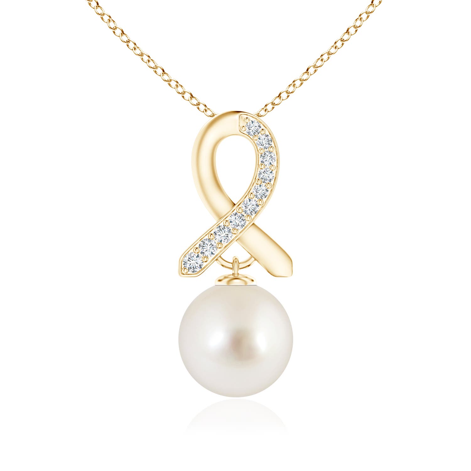 AAAA - South Sea Cultured Pearl / 9.7 CT / 14 KT Yellow Gold